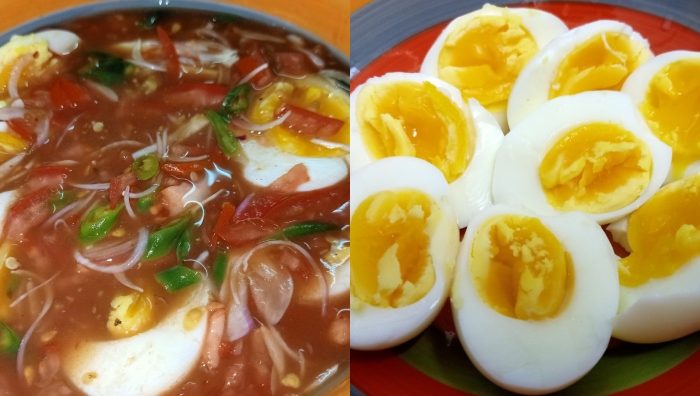 telur air asam