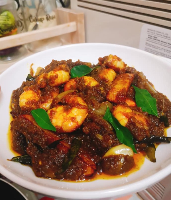 udang goreng kari