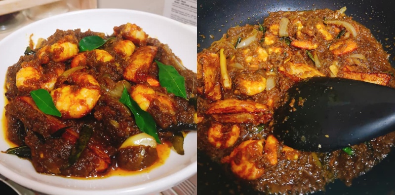 Udang Goreng Kari Beraroma, Begini Cara Bagi Pecah Minyak Yang Cantik!