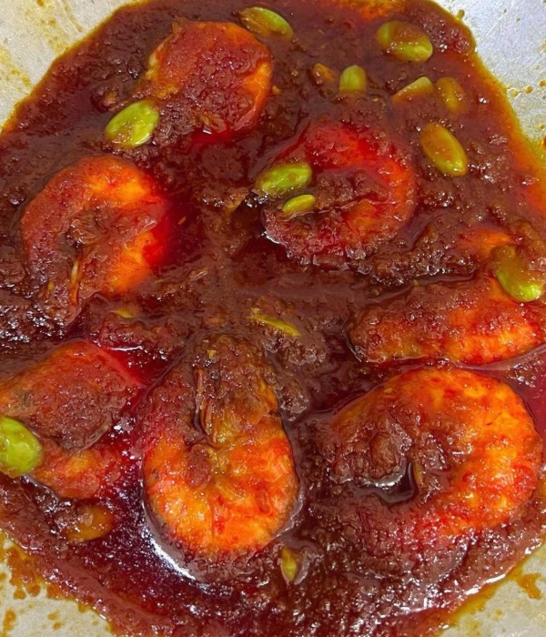 udang sambal petai