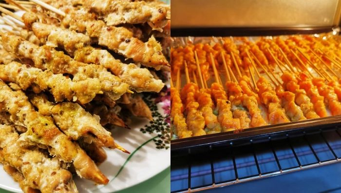cara bakar sate