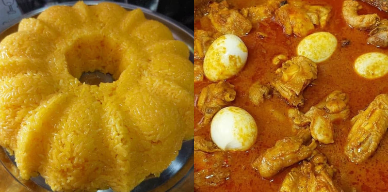 Resipi Pulut Kuning Lembut & Kari Ayam Pekat, Dua Kombinasi Yang Sempurna!