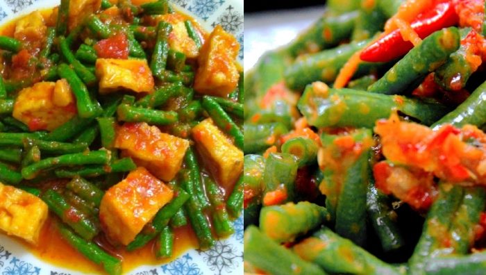 kacang panjang tumis