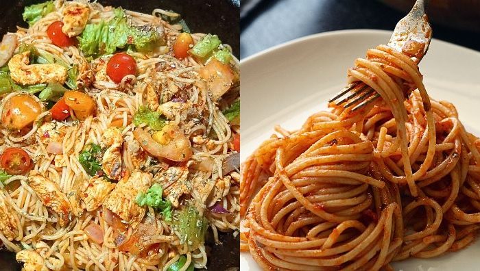 pasta ayam goreng pedas