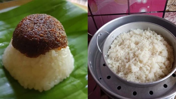 pulut inti kelapa manis