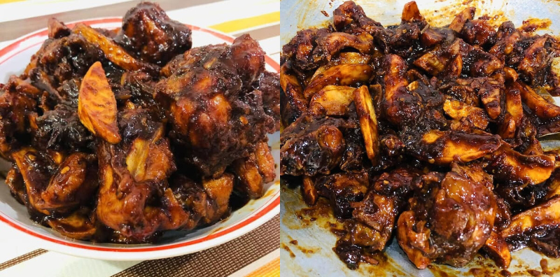 Resipi Ayam Masak Kicap Pekat & Pedas, Sedap Walaupun Tak Berkuah