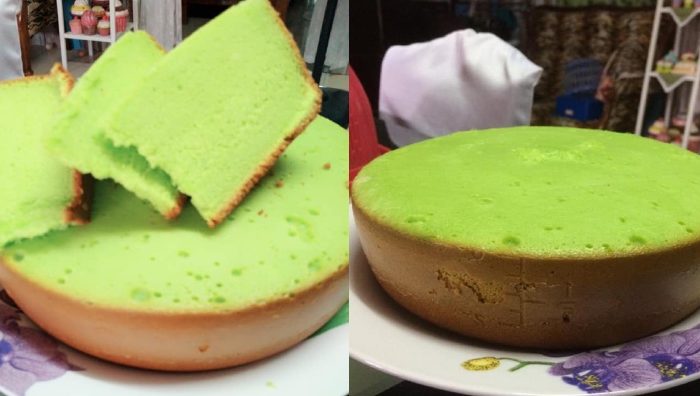 resepi kek span mudah