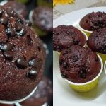 Resepi Muffin Coklat Chip Sukatan Cawan, Gebu Montok Kejadiannya!