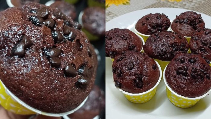 resepi muffin coklat chip