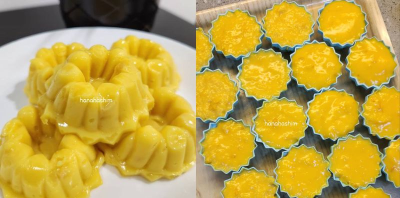 Resipi Puding Jagung Lemak Manis, Kecil Macam Ini Senang Nak Makan!