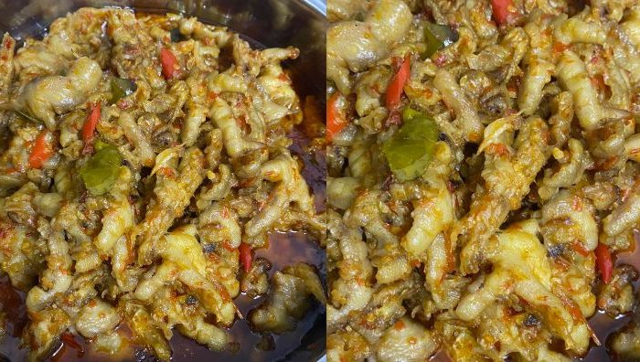 resipi sambal kaki ayam