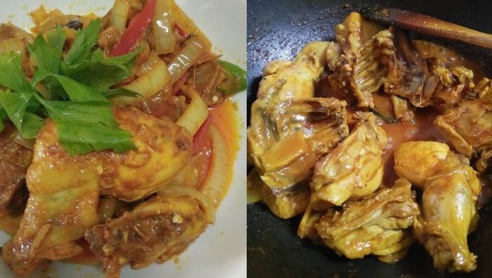 ayam masak kunyit halia