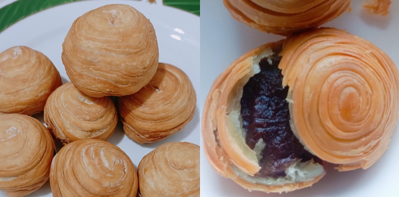 Kreatifnya Cara Buat Mooncake Thousand Layer Ini, Guna Resipi Kulit Karipap Pusing Saja!