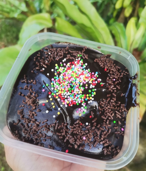 kek coklat moist sedap