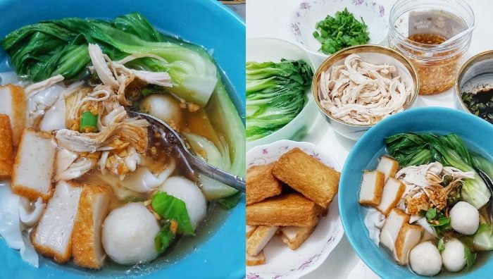 kuey teow sup simple