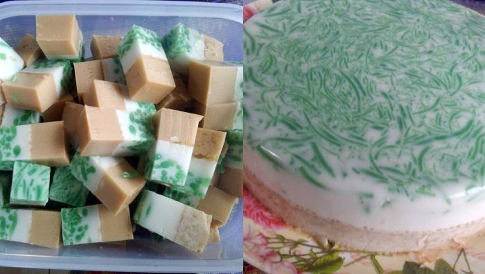 puding cendol gula melaka