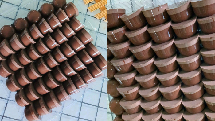 puding coklat susu
