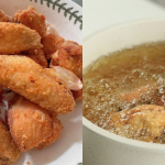 Cara Goreng Ayam Tanpa Lumur, Guna Teknik Tabur Tepung Dalam Minyak