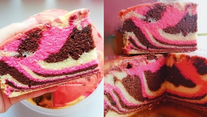 resepi kek marble gebu