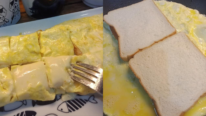 cara buat roti telur