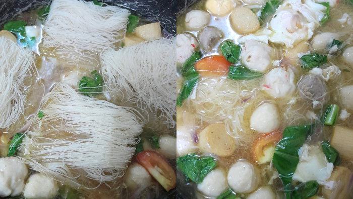 cara masak bihun sup