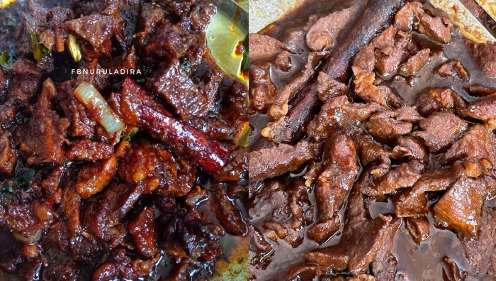 daging masak hitam kenduri