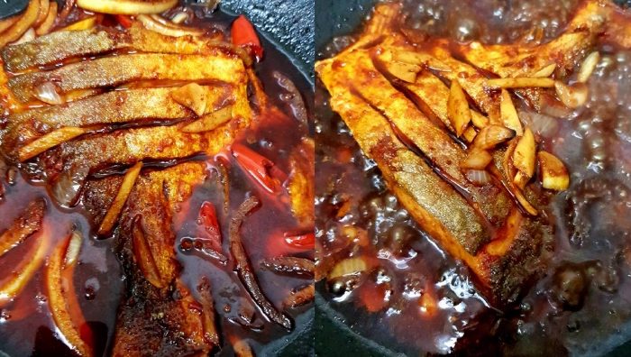 ikan masak kicap simple