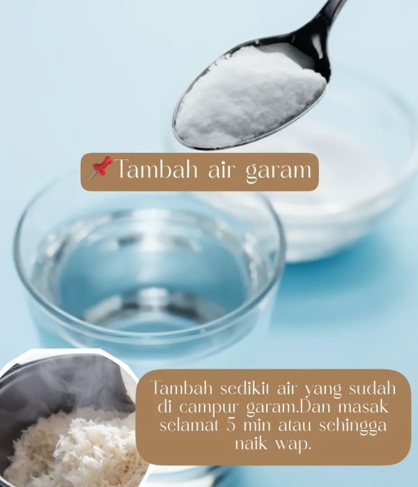 petua nasi mentah