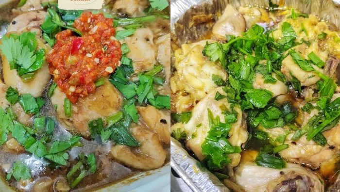 resepi ayam kukus halia