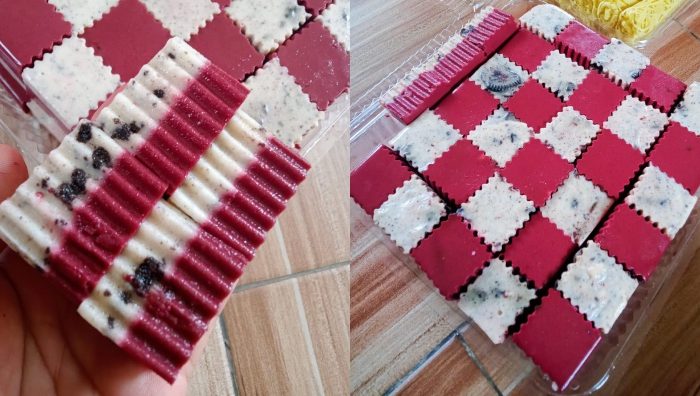 resepi puding red velvet