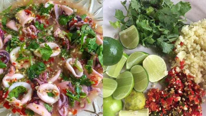 sotong stim limau