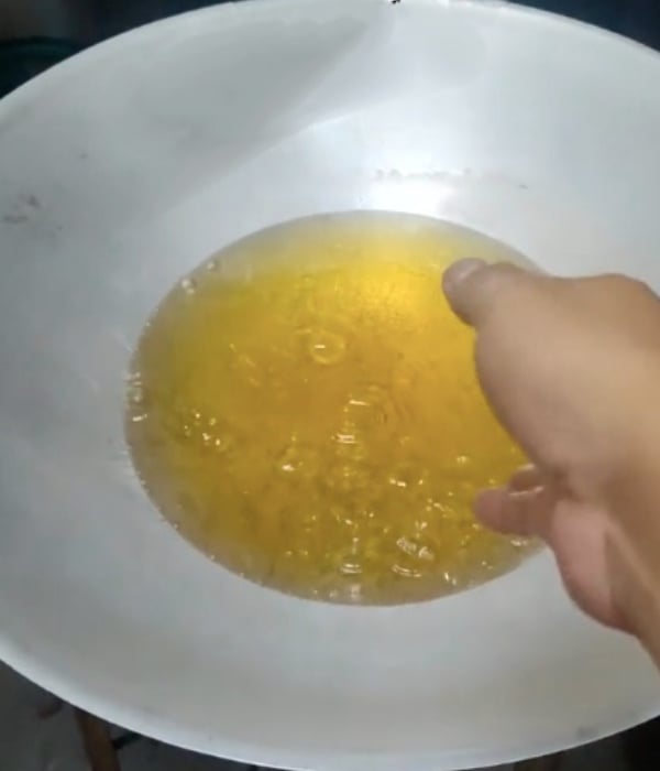 tanda minyak sudah panas