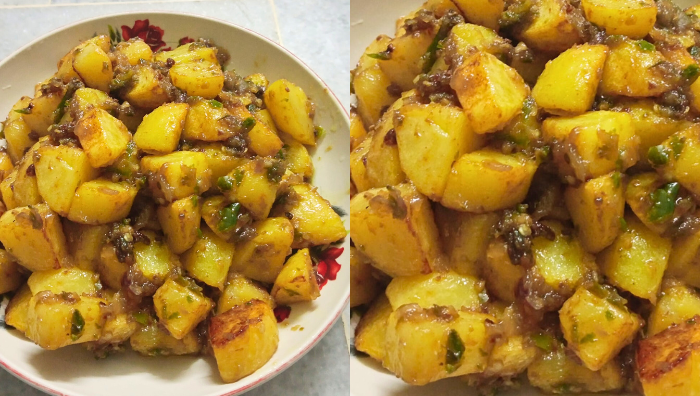 ubi kentang goreng