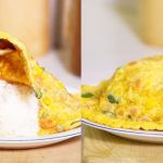 Nasi Putih Telur Dadar Berinti, Resipi Sahur Cepat Siap Ini Mesti Ramai Suka