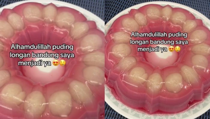 puding longan bandung