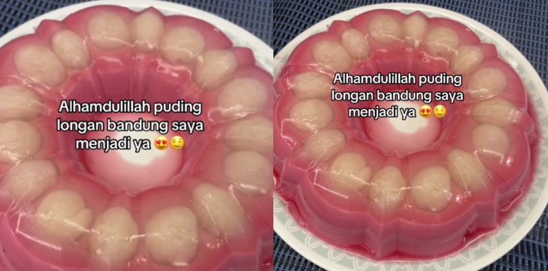 puding longan bandung