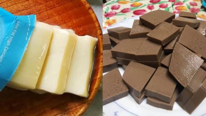 puding susu kotak