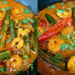 Resipi Kari Udang & Bendi, Ada Lebihan Kuah Sesuai Untuk Cicah Roti