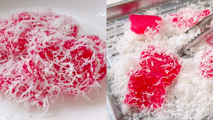 resepi kuih sagu merah