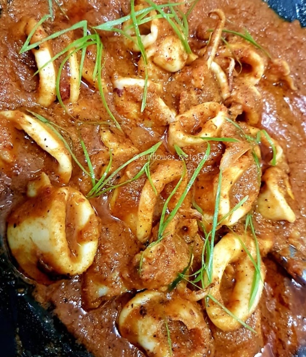 resepi rendang sotong