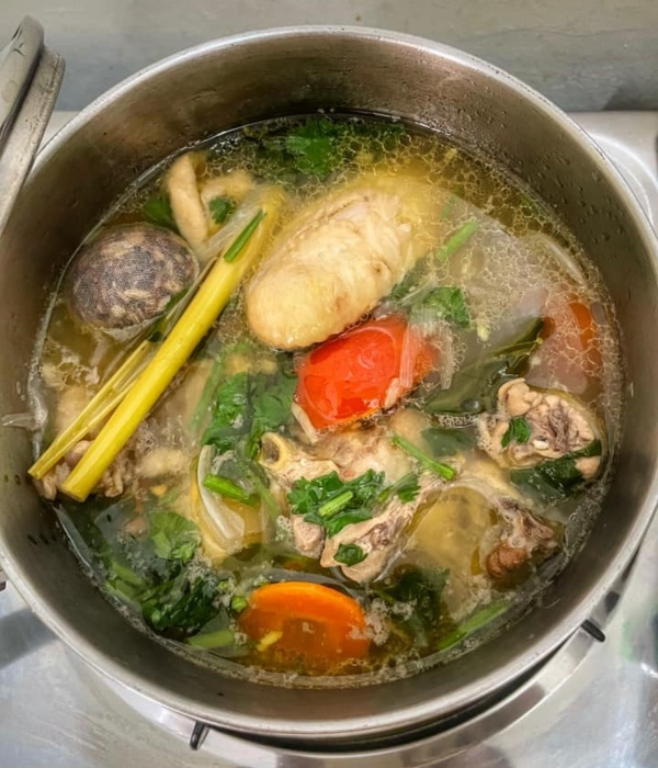 resepi sup ayam thai