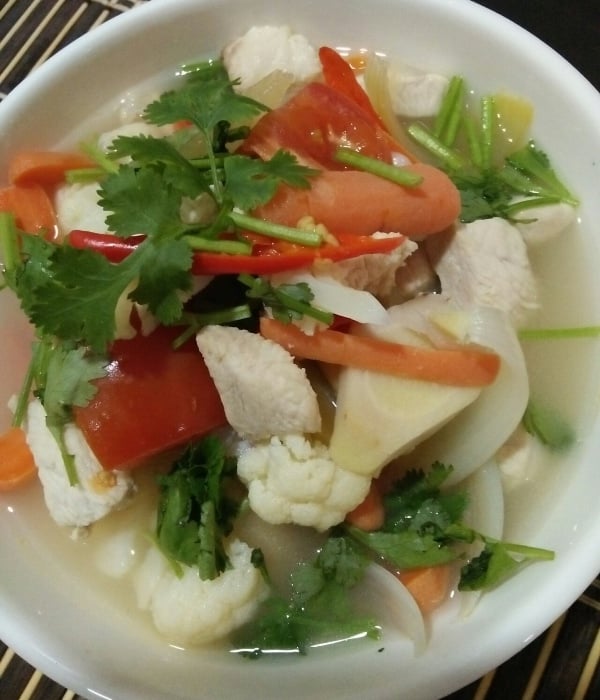 cara buat tomyam putih