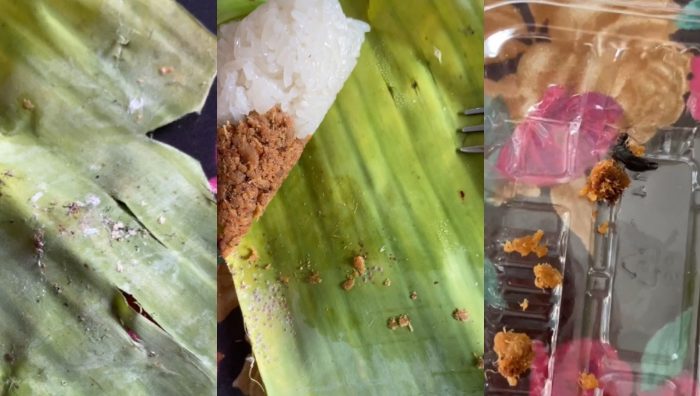 daun pisang kotor