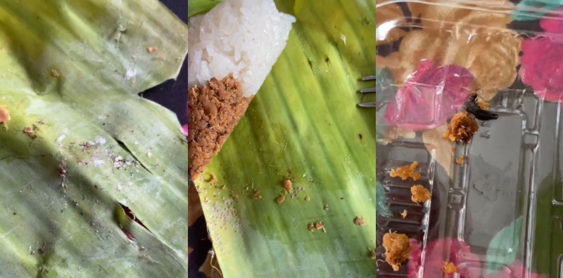 daun pisang kotor