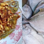 Resipi Ikan Bawal Goreng Garing, Cicah Dengan Sambal Kicap Memang Ngam!