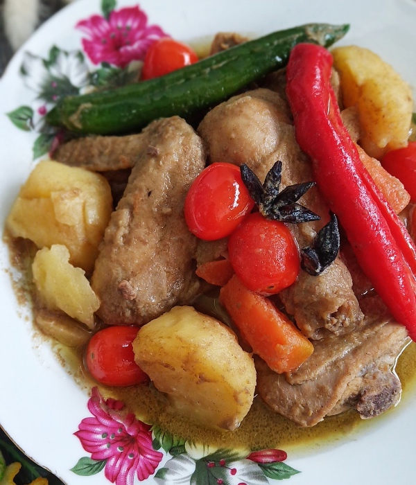 masak kurma ayam