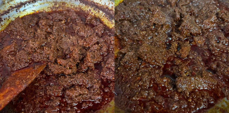 rendang daging hitam