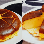 Resipi Burnt Cheesecake Lembut, Bakar Guna Air Fryer Tapi Cantik Elok Hasilnya