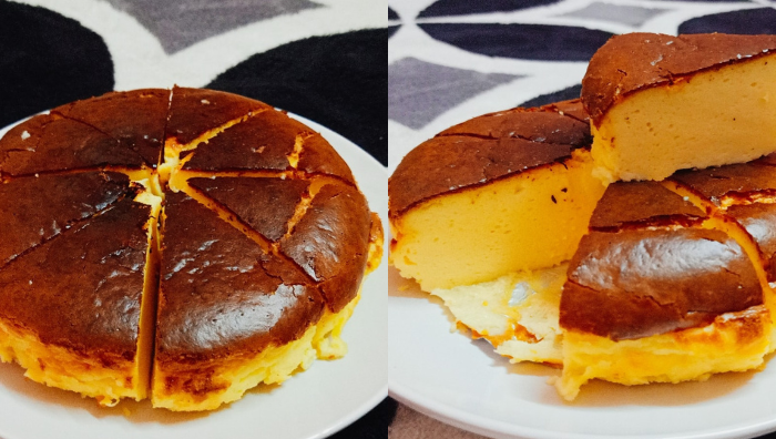 resepi burnt cheesecake