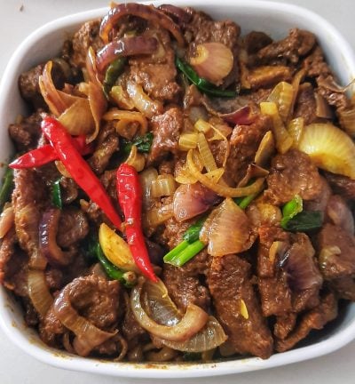 daging goreng kunyit basah